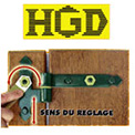 Pentures réglables et accessoires de volets HGD